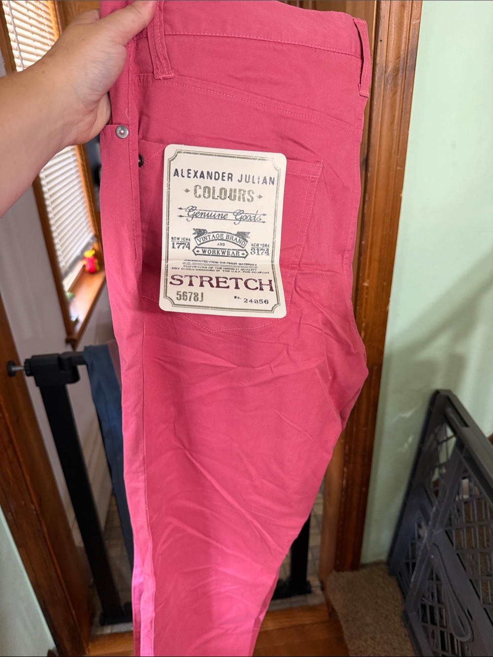 Alexander Julian Colours Pink Stretch Men’s Jeans